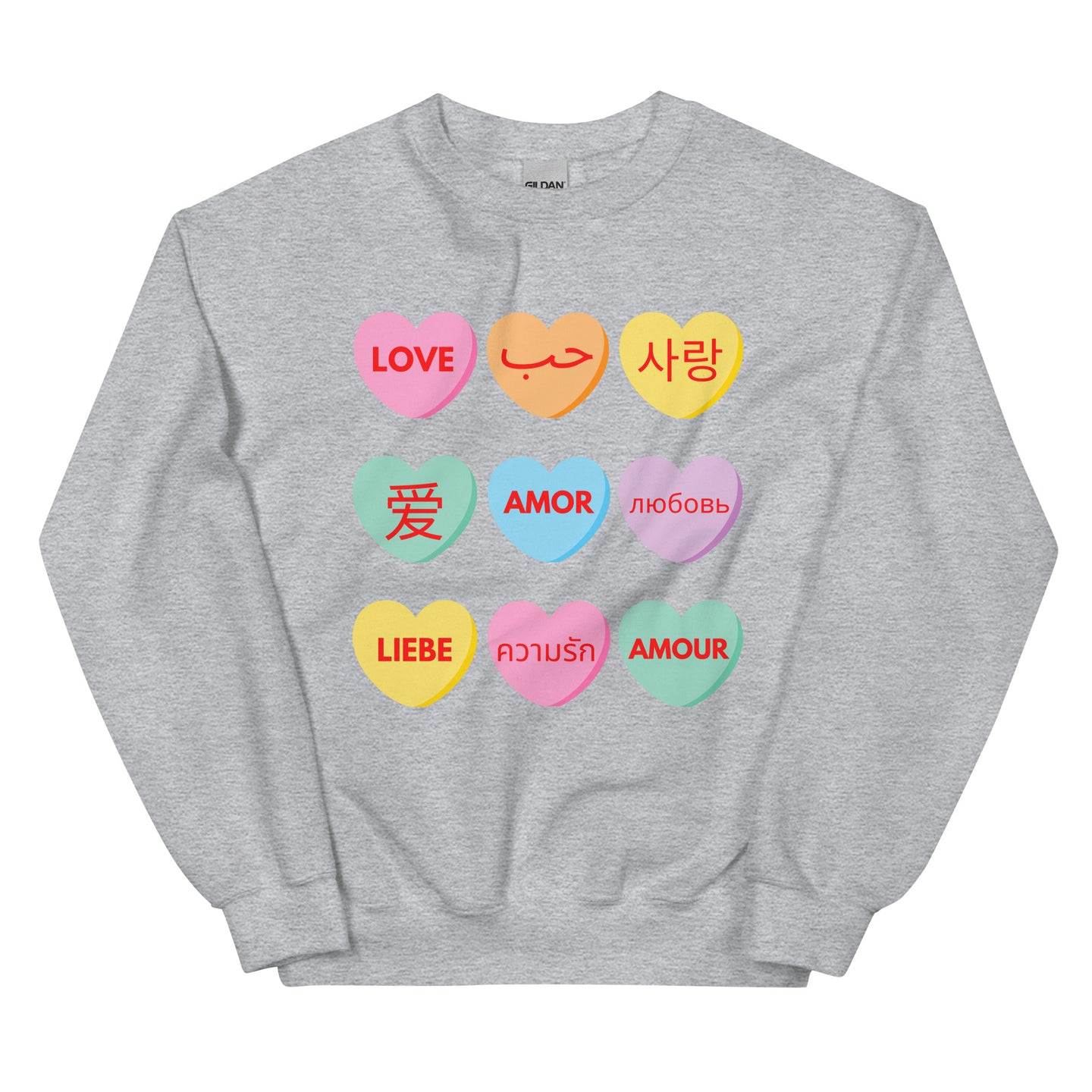 Love in Every Language Valentine's Day Sweater